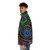 Platypus Playground Puffer Jacket with Aboriginal Art Inspired Design - men side left