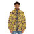 Nicolas Cage Banana Pattern Puffer Jacket - men front