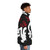 Plastikman Puffer Jacket with music and electronic dance music inspired design - men side right