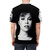 Retro 90s singer illustration graphic design portrait t-shirt - men back