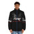 A person wearing the V Force Puffer Jacket, a stylish and functional bomber-inspired outerwear piece. - men front