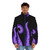 Ursula the Sea Witch puffer jacket with galaxy, stars, and tentacles design - men front