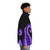 Ursula the Sea Witch puffer jacket with galaxy, stars, and tentacles design - men side right