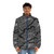 A stylish puffer jacket featuring a reef-inspired design, perfect for outdoor adventures. - men front