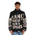 Vintage-inspired Plan 9 From Outer Space puffer jacket with sci-fi cult movie graphics - men front