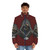 Pixel-style Ezio Auditore puffer jacket from Assassin's Creed Revelations - men front