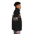 Pixel Community Puffer Jacket with characters from the TV show - men side right