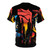 Heroic superhero-themed t-shirt with bold graphics and motivational superhero designs - Back