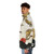 Elegant Flight II Puffer Jacket with modern abstract landscape design - men side left