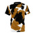 Calico cat fur print design on a high-quality t-shirt