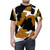 Calico cat fur print design on a high-quality t-shirt - men front