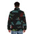 Electrical Water Pageant Disney Puffer Jacket featuring Disney resort landmarks and attractions - men back