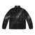 Pioneer 10 Milky Way Galaxy Puffer Jacket featuring NASA's iconic Pioneer Plaque design