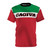 Cagiva motorcycle t-shirt featuring the Italian flag design
