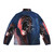 Psychedelic Pink Scream Floyd Puffer Jacket - Back