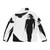 The Raven Puffer Jacket featuring Brandon Lee in a black and white photo - Back