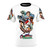 Retro-style all-over print t-shirt featuring the iconic characters and vehicles from the 90s cartoon series Cadillacs and Dinosaurs