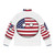 United States Countryball Puffer Jacket with American Flag Design - Back