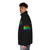 Pink Floyd 'The Dark Side of the Moon' Puffer Jacket with a colorful, rainbow-like design - men side left