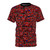 Retro 3D shooter demon pixel art t-shirt design