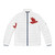 El Profesor White Puffer Jacket, Premium Money Heist Inspired Puffer Jacket