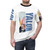 Irvin D Yalom inspired portrait t-shirt, featuring a painting of the famous writer and psychiatrist - men front