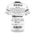 A t-shirt featuring a creative CVS receipt design with military-themed elements - Back
