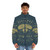 El Guapo Tequila Puffer Jacket featuring iconic Three Amigos movie characters - men front