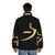 Puffer jacket featuring the Egyptian symbol of truth - men back