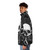 Cthulhu puffer jacket with engraved design and dark, esoteric style - men side left