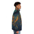 Underwater Dream IV Puffer Jacket - Aquatic fashion puffer jacket with ocean-inspired design - men side right