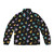Eeveelution type pattern puffer jacket, featuring the iconic Pokemon types