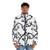 Undertale Annoying Dog Collage Puffer Jacket, featuring characters from the video game Undertale - men front