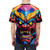 Hannya mask graphic printed on a high-quality t-shirt - men back