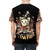 Amusing cat knight fantasy design on a high-quality t-shirt - men back