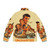 Uncharted video game inspired puffer jacket with Nathan Drake and Sully design - Back