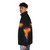 Phoenix puffer jacket with fiery design - men side left
