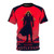 Castlevania Alucard T-shirt with all-over print design, featuring the iconic character from the Netflix series