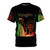 Vaughn Benjamin inspired Midnite reggae t-shirt with vibrant Caribbean-inspired design