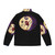 Peter Pumpkin Puffer Jacket with pumpkin and spider graphic design - Back