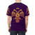 Artistic depiction of the Byzantine double-headed eagle symbol on a high-quality t-shirt. - men back
