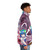 Earth Chan puffer jacket with recycled materials and cute anime design - men side right