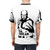 Retro boxing champion graphic t-shirt featuring a silhouette of a fighter in a classic boxing stance. - men back