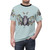 Whimsical illustration of a butterbat, a blend of bat and butterfly, on a high-quality t-shirt - men front