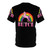 Colorful all-over print Butch Pride t-shirt with rainbow flag design - Back