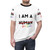 A retro-style graphic t-shirt featuring a tribute design to the historic Pan American World Airways airline. - men front