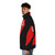A retro-style puffer jacket with a Peru-inspired jersey design, perfect for staying warm in the winter. - men side left
