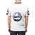 Burton inspired snowboarding t-shirt with vibrant all-over print design - men back