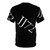 Indie pop music lover t-shirt with stylized band graphic - Back