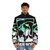 Urusei Yatsura Lum Invader puffer jacket featuring the iconic anime character - men front